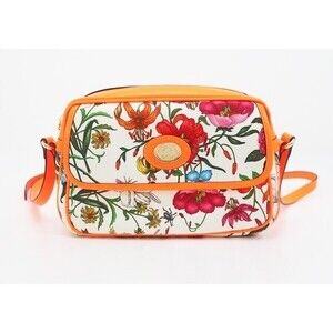 GUCCI Flora Flower Shoulder Bag